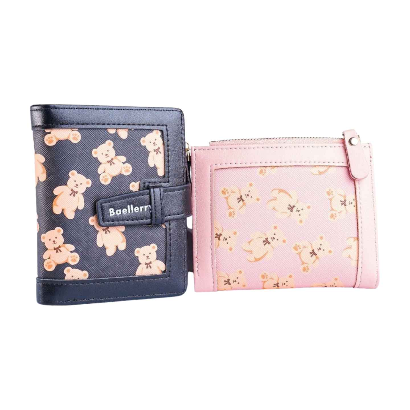 Baellery Teddy Bear Wallet - Cute Printed Design